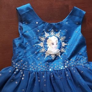 Disney Store embroidered Elsa dress